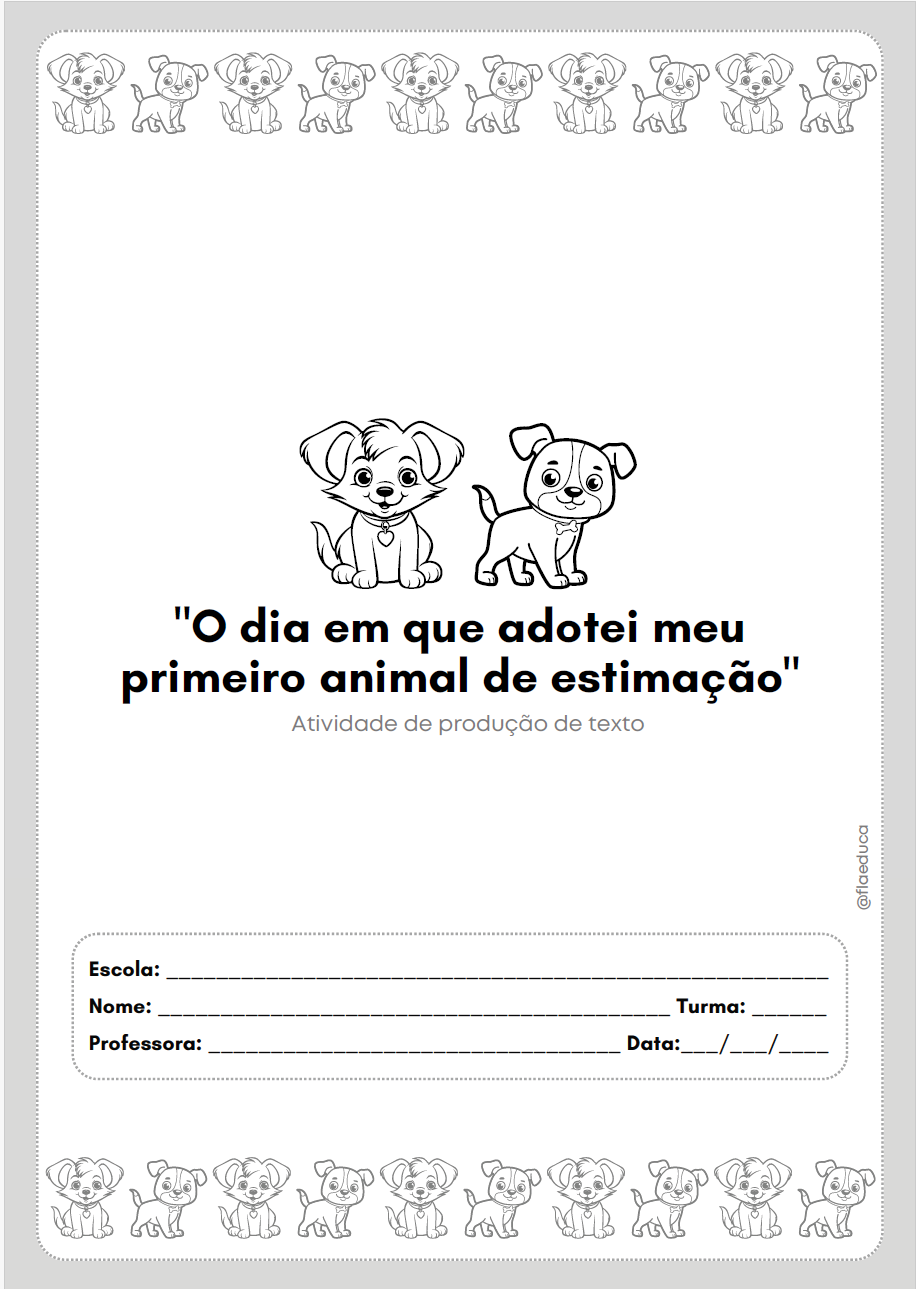 Capa: O dia em que adotei meu primeiro animal de estimação