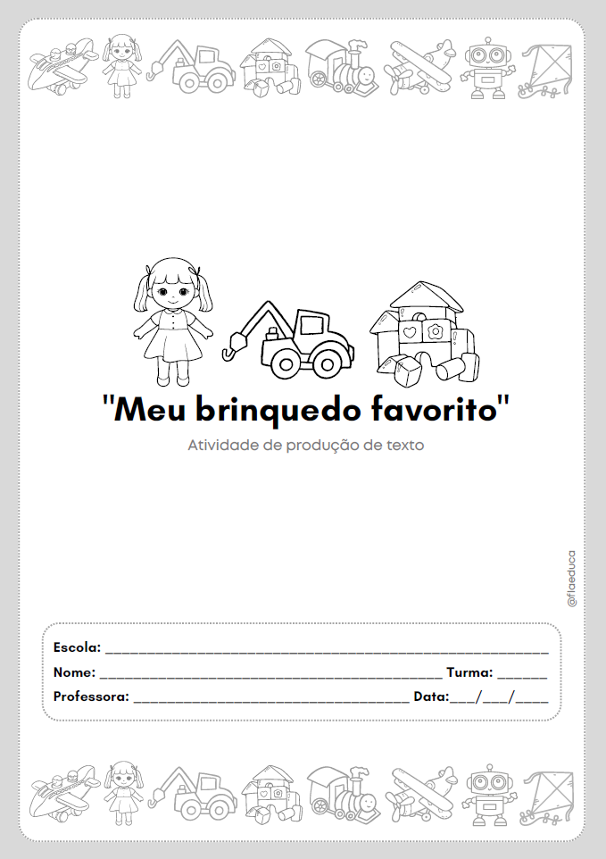 Capa: Meu brinquedo favorito